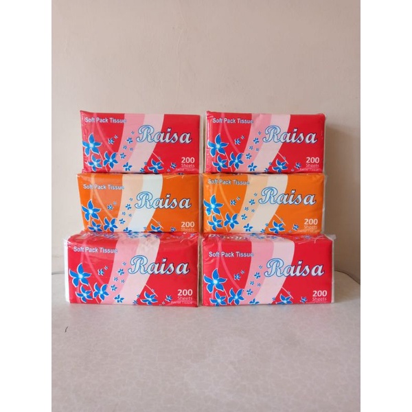 

Raisa Softpack 200 sheet @48pcs