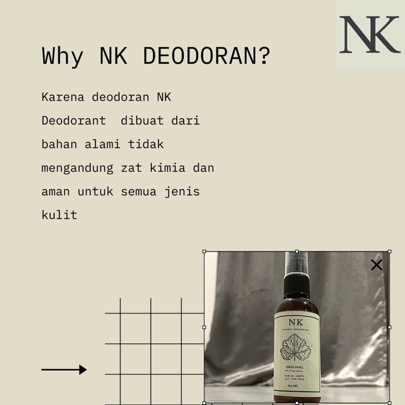 ‼️SIAP KIRIM‼️ NAKHA / NK DEODORANT SPRAY 100% ORI