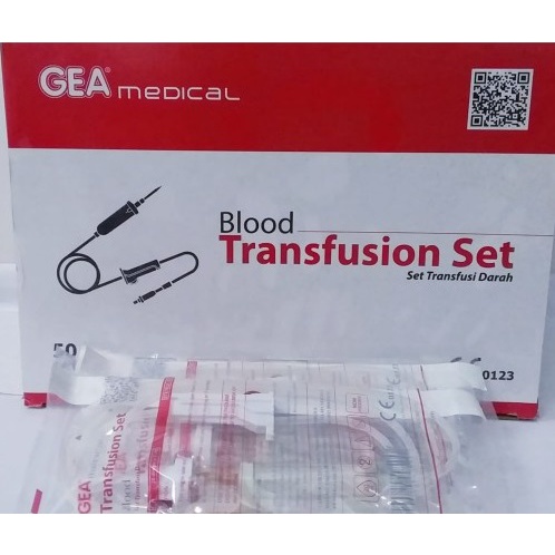 GEA Blood Set / Alat Transfusi Set / Selang Transfusi Darah