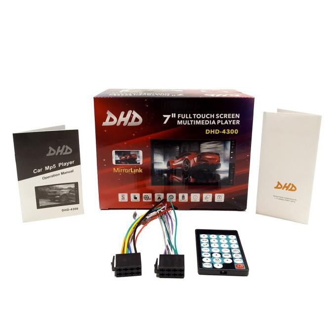 Body Panjang Head Unit Mobil Double Din Bluetooth Mirrorlink DHD 4300