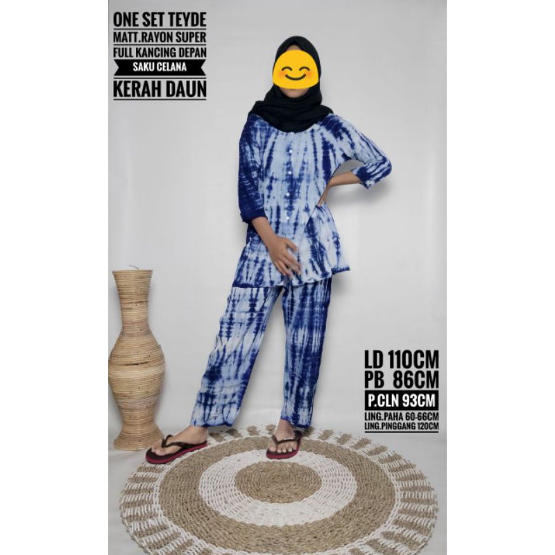 SETELAN RAYON SUPER TYE DYE/STELAN RAYON TYE DYE/SETELAN RAYON GROSIR/SETELAN MURAH