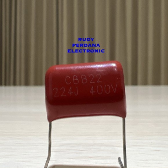 KAPASITOR MYLAR MILAR 224 220000pF 220nF 220n 0.22uF 5% 400V