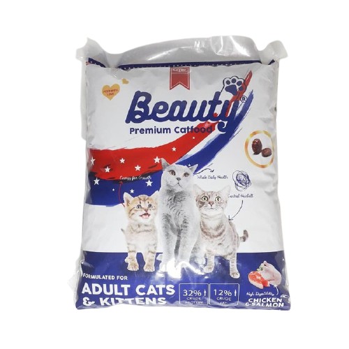 Beauty 1Kg / Beauty Premium Cat Food Rep4ck 1 Kg Makanan Kucing