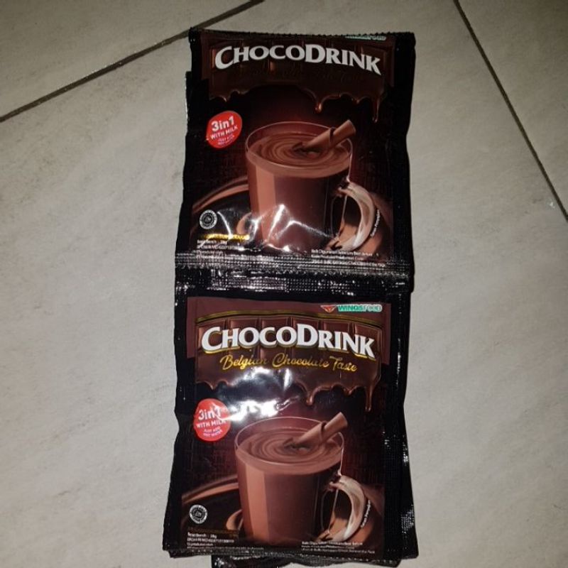 

Chocodrink Belgian Chocolate Taste 3in1 with milk / 1 renceng