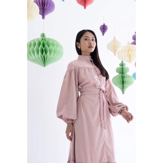 IWEARGRACIE - RAYA IN PASTEL COLLECTION - EDEN DRESS / DRESS MUSLIM WANITA / DRESS PANJANG