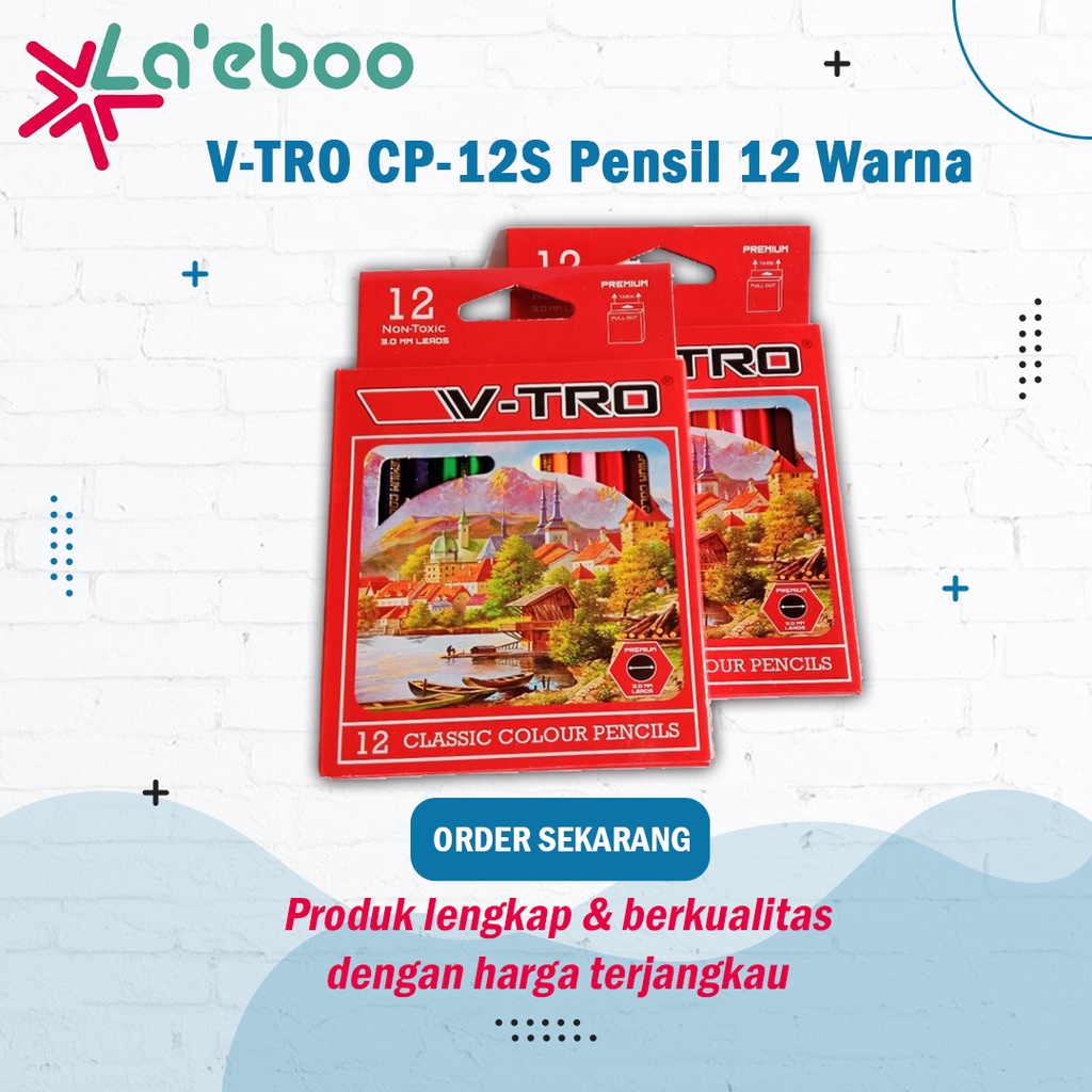 

Pensil 12 Warna | V-TRO CP-12S