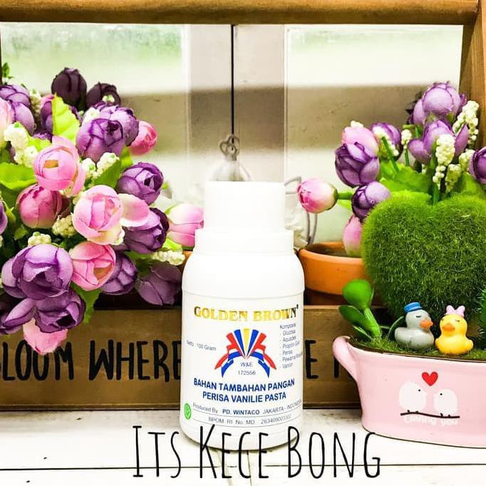 

31.87-Kue- Golden Brown Vanili Pasta 100Gr / Perisa Vanilie -Terlengkap-Termurah-Dijamin.