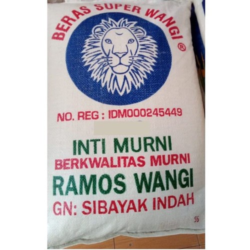 

Kepala Singa Kuning Merah Biru Beras Ramos - Biru