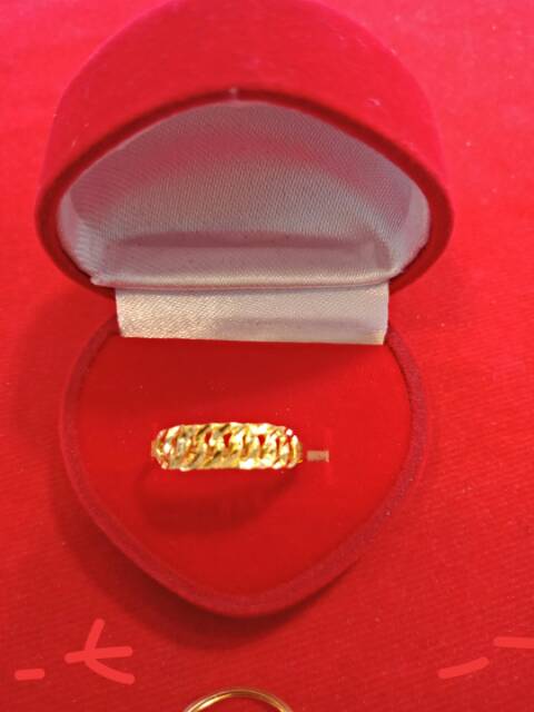 Cincin No 17 anak dan dewasa emas asli kadar 700 70% 22 1 satu 2 dua gram gold model permata cantik