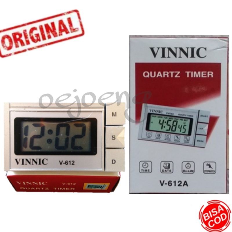 Jam Digital Mobil Jam Timer Mini Vinic V 612A