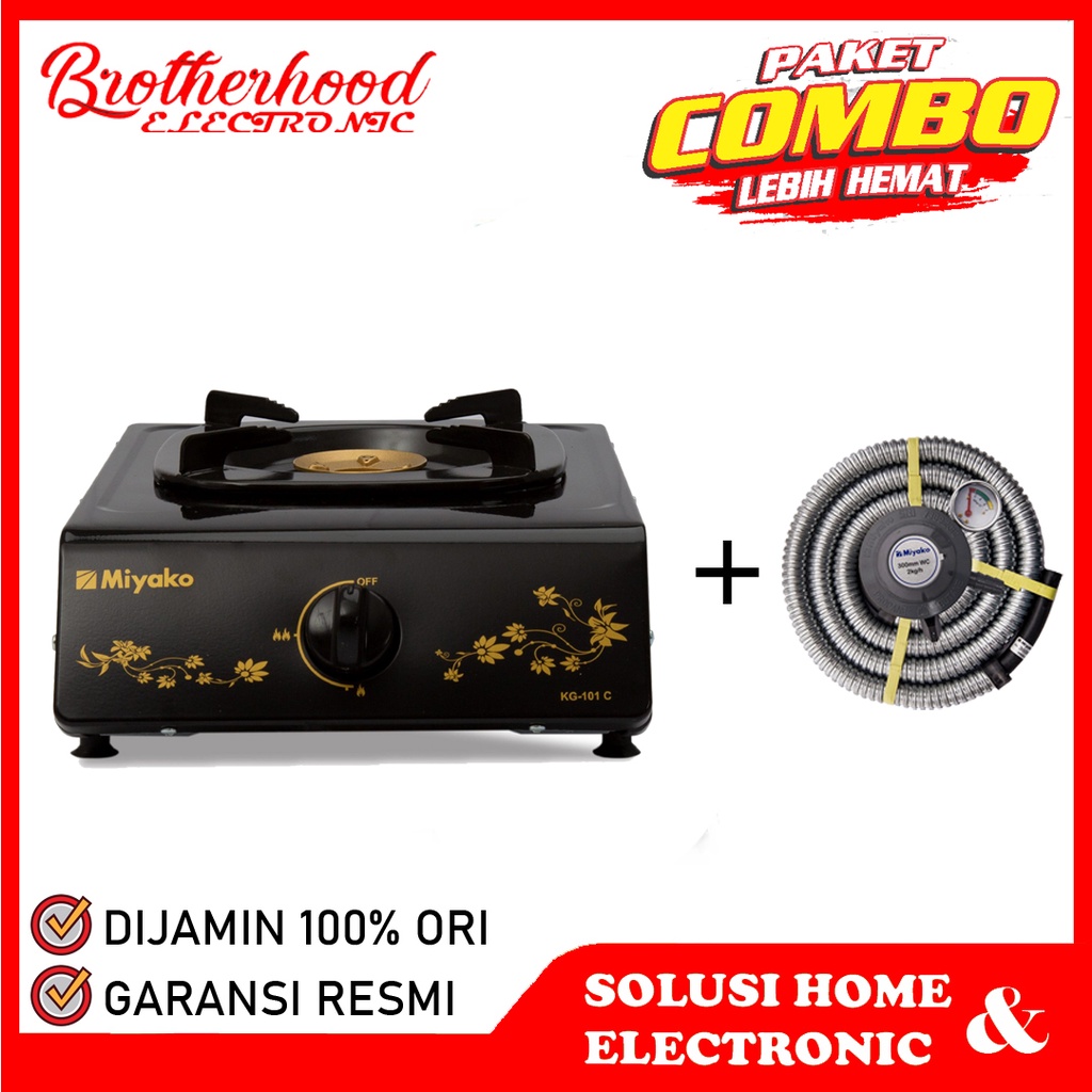 (BISA COD) Kompor Gas Miyako 1Tungku KG 101 C / KG 11 C / KG 201C Kompor Gas 1 Tungku Miyako KG-101C