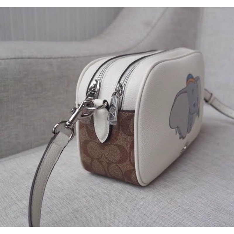 Disney x Coach Jes Crossbody In Signature Canvas With Dumbo (91118)