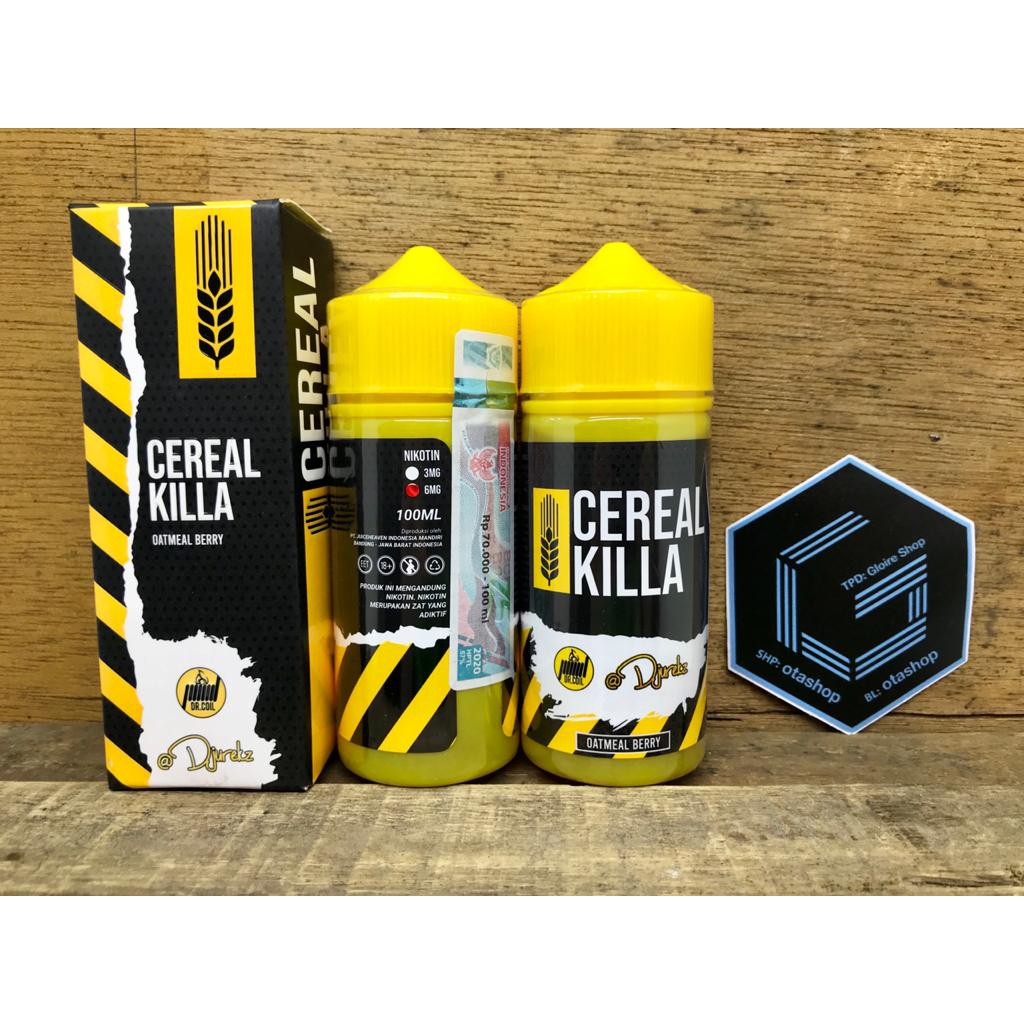 Cereal Killa Oatmeal Berry by Dr Coil x Djurekz 100ml 3mg 6mg liquid vape vapor pita cukai Dr. coil