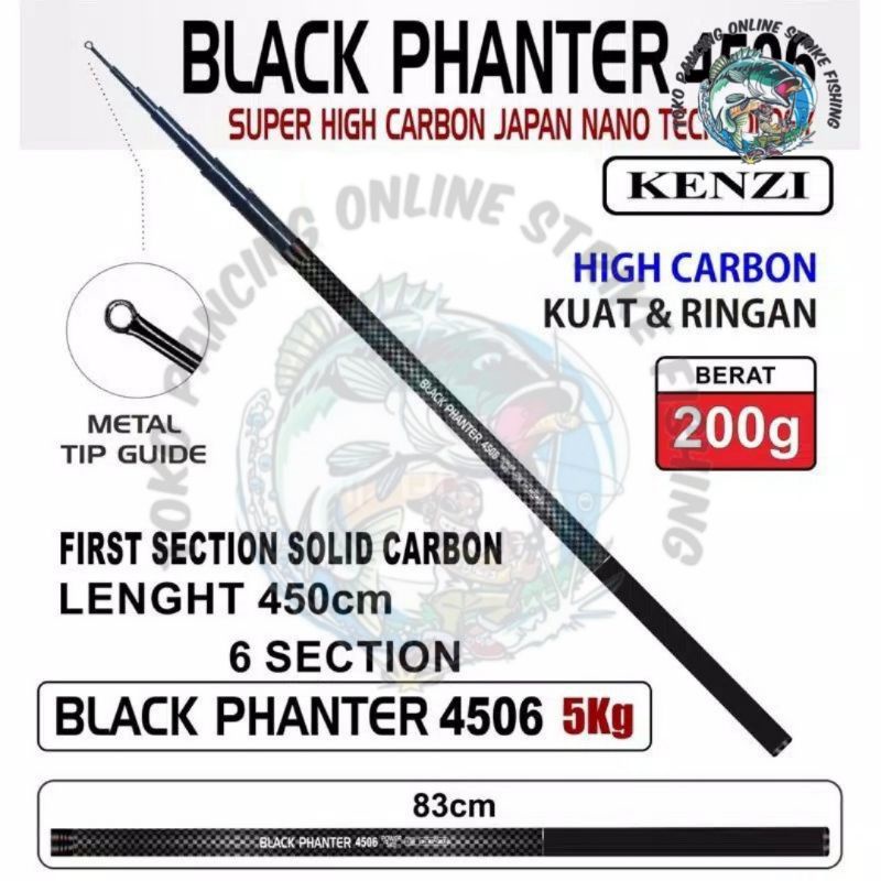 JORAN TEGEK KENZI BLACK PANTHER 450CM KAKU