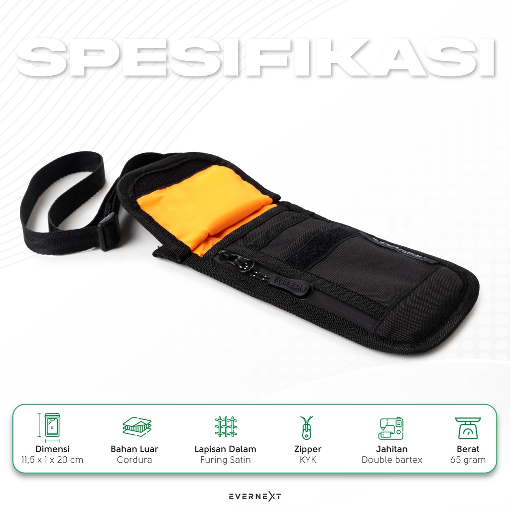 Tas Leher Kalung Hp Kartu Hanging Wallet Terbaru Pria Wanita Dompet Pouch Sako Wallet Waterproof Tas Gantung Leher Anti Air