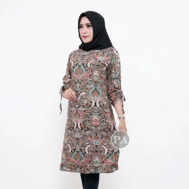 Tunik batik cireboban seragam muslim