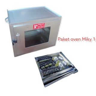 Oven Kompor Susun 3 Paket Hemat Gratis Loyang dan Cetakan Kue / Oven Panggang Kompor Gas Tangkring Bahan Galvalum Anti Karat