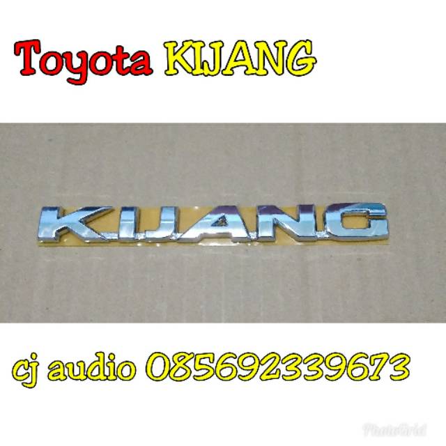 Emblem logo tulisan kijang Innova reborn 2016 keatas