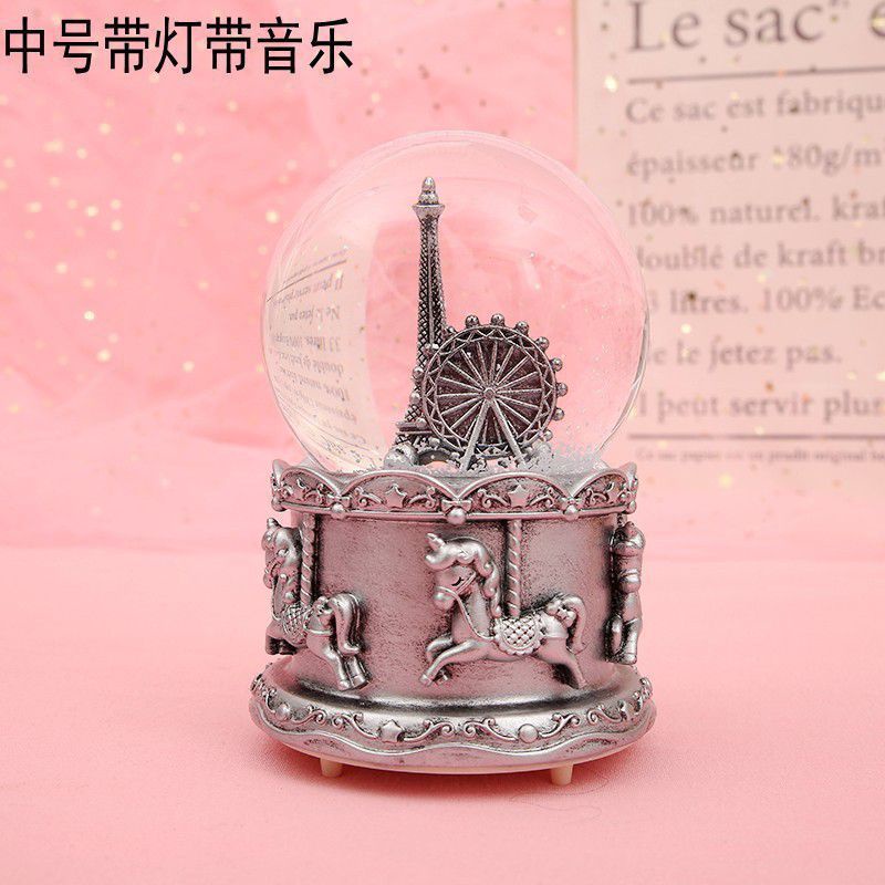 snowball paris souvenir snowglobe paris kotak musik bola salju paris snowball musik lampu paris