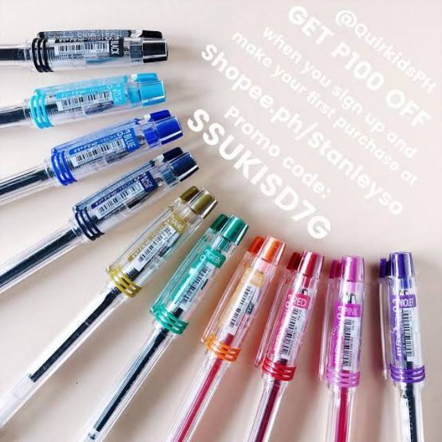 

DONG A FINETECH FINE TECH FINETEC FINE TEC PULPEN PEN GEL WARNA 0.4 0.3 0.25