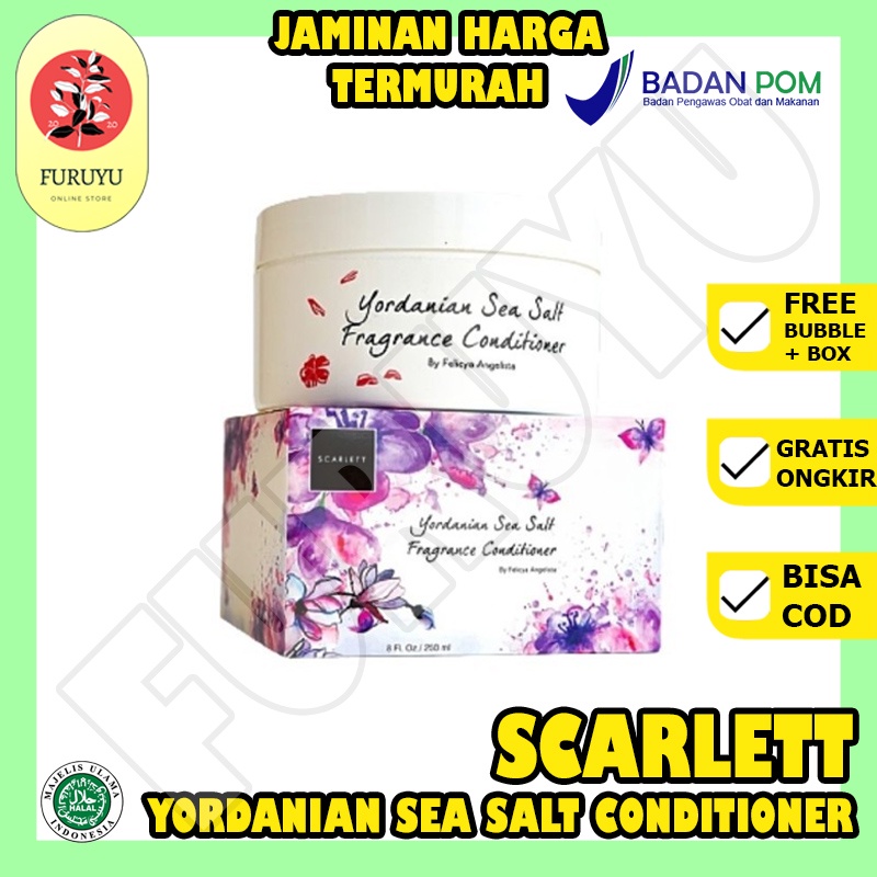 Scarlett Whitening Yordanian Seasalt Conditioner Original BPOM