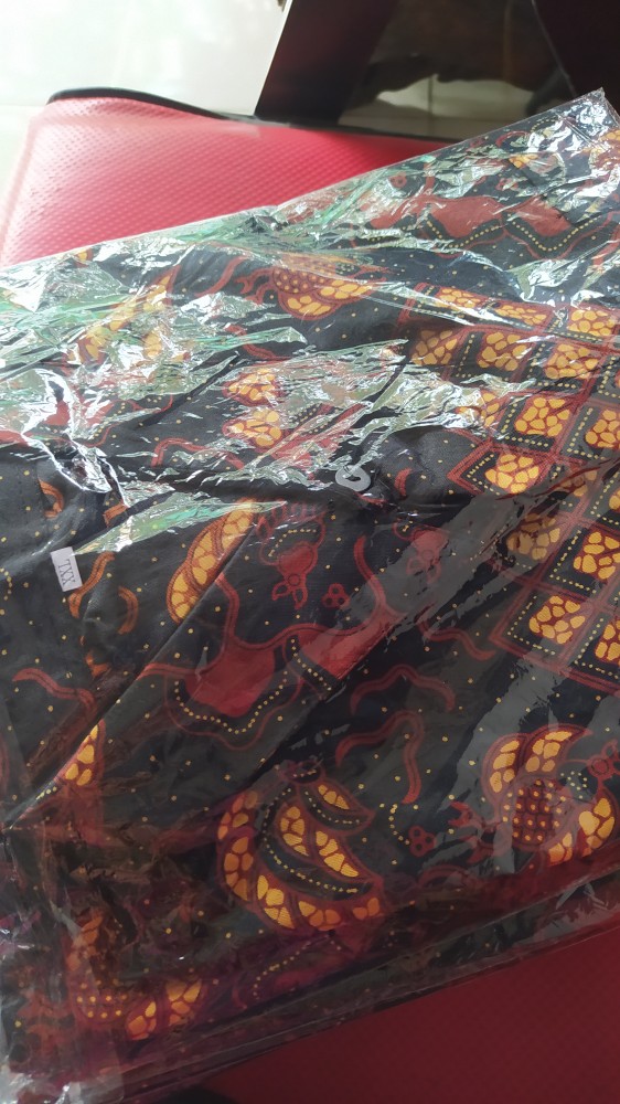 Baju Batik Pria Katun Primis Slimfit Size M L Xl Xxl  Kemeja Batik Modern.