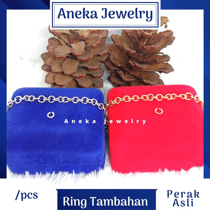 Ring Tambahan, Perak 925, Lapis Emas Murni