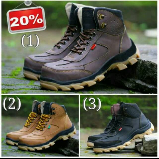 sepatu botz pria kickers safety keren