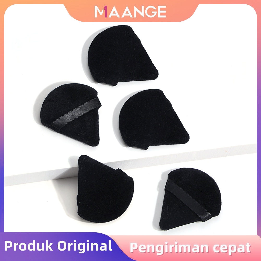 MAANGE 5Pcs Spons Bedak Sponge Puff Segitiga Pizza/Sponge Segitiga Pizza Puff 51177