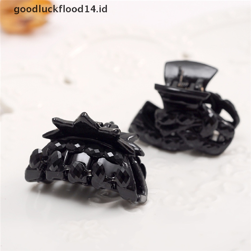 [OOID] 10pcs Popular Mixed Small Plastic Black Hair Clips Hairpin Claws Clamps Fashion ID