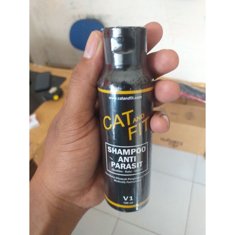 {PROMO!!!} PAKET OBAT KUCING CAT AND FIT X1 DAN SHAMPOO V1 OBAT JAMUR KUTU SCABIES RINGWORM KUCING