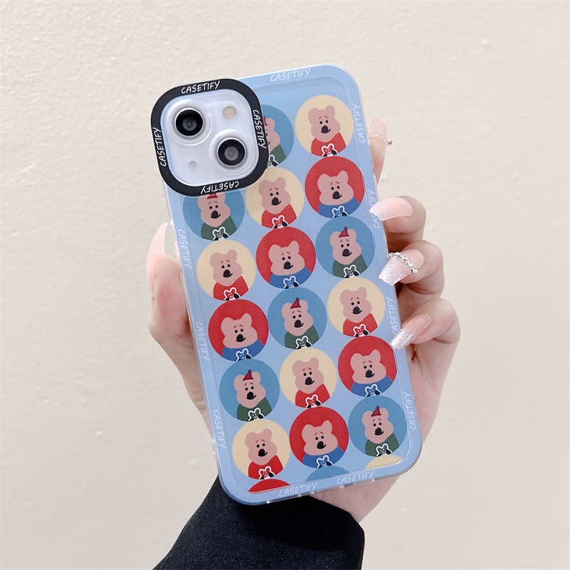 Soft Case Silikon Motif Beruang Untuk Huawei Y9 Prime 2019 Nova 9 7 7i 7se 6 Se Pro Nova 5T 4e 3i 3e Y7A Y9s P30 P40 Pro Honor 8X