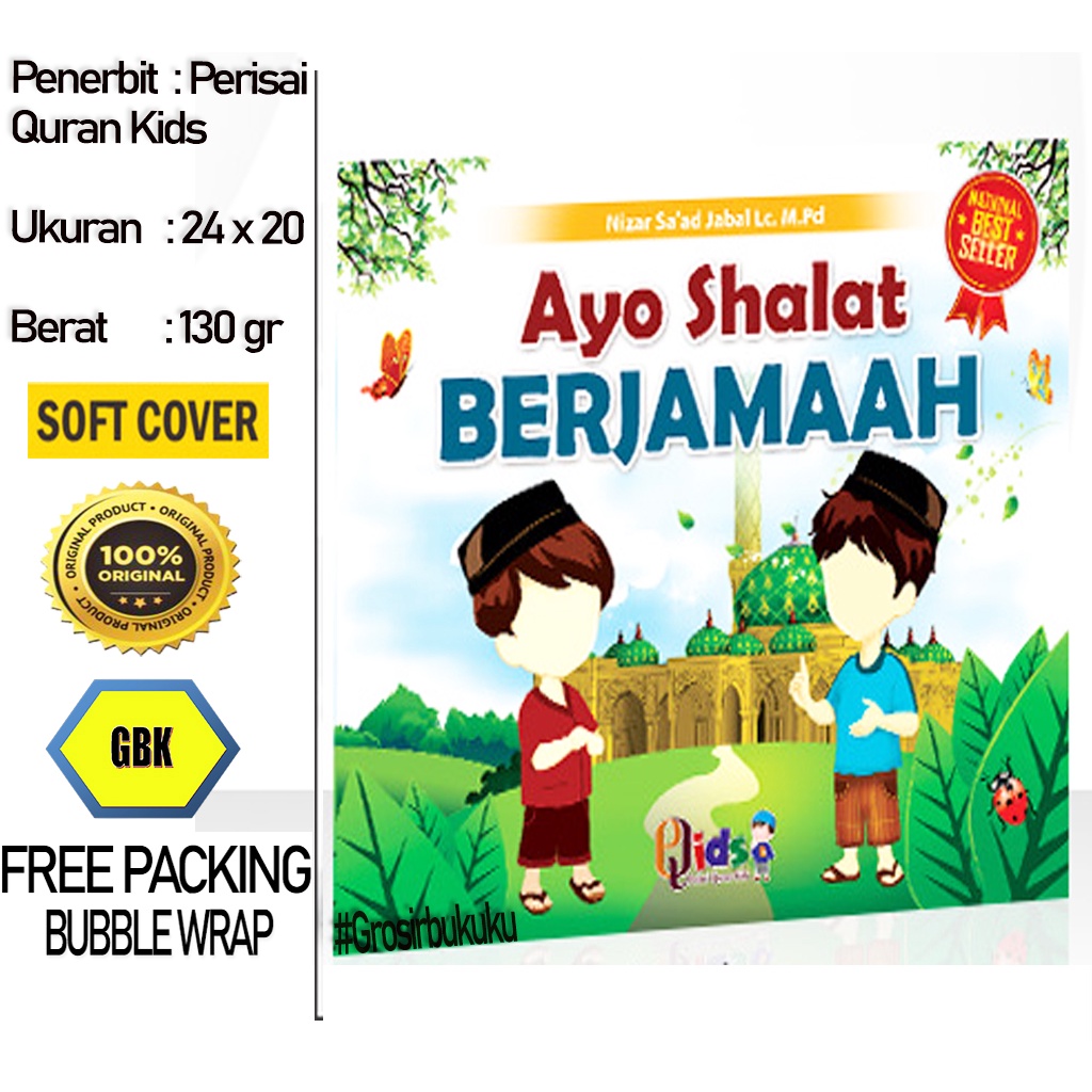 Buku Anak Islami | Ayo Shalat Berjamaah - Perisai Quran Kids