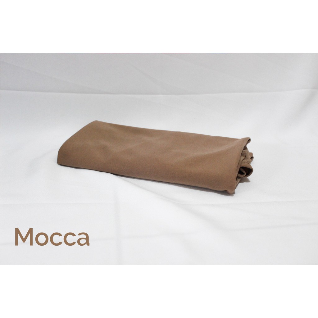 Hijab Sport Kerudung Olahraga Volly Sehari-hari Bahan Jersey-Mocca