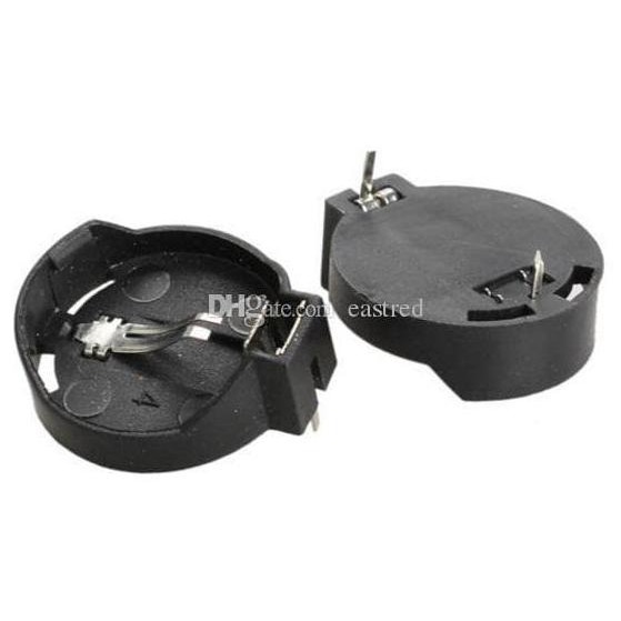 Cr2032 Battery Holder Dudukan Plat Tempat Kotak Baterai Koin Coin 2032 Efgad774 Kualitas Baik