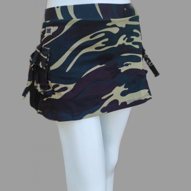 ROK PENDEK SENAM KANTONG SAMPING 2 ARMY