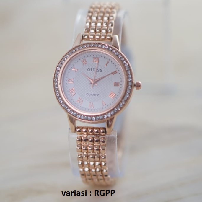 [PA] JAM TANGAN WANITA GS RANTAI MATA DIAMOND PREMIUM ROMAWI // GS033