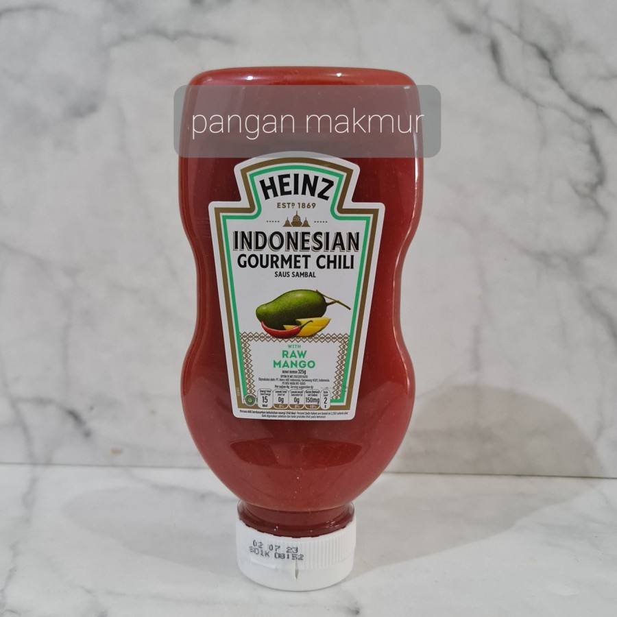 

saus sambal heinz - heinz indonesian gourmet chili 325 gr