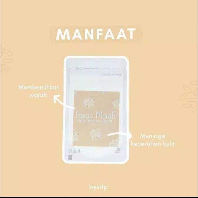 MASKER ORGANIK 15 GRAM / MASKER ORGANIC  FACE MASK / MASKER BUBUK / MASKER WAJAH