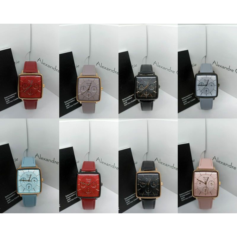 Jam Tangan Wanita Alexandre Christie 5003 AC5003 AC 5003 Tali Kulit