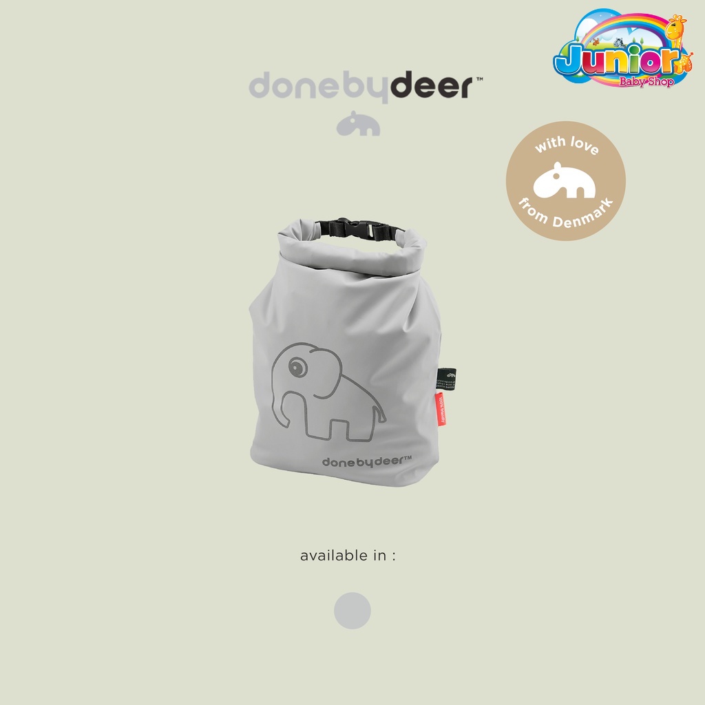 Done by Deer Roll-Top Storage Bag Elphee Grey - Keranjang Serba Guna
