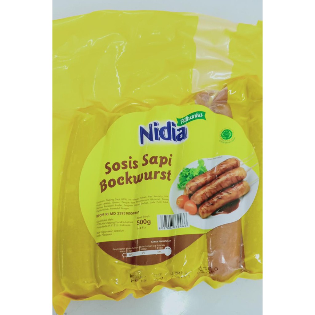 

NIDIA SOSIS SAPI BOCKWURST