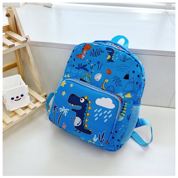 LittleAaron TAS DINOS&amp;UNICORN BREAK RANSEL import anak resleting backpack anak laki perempuan