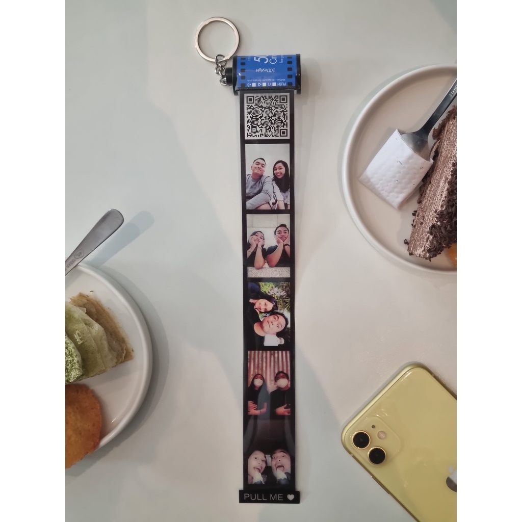 Keychain Gantungan Kunci Roll Film Canister Custom Foto