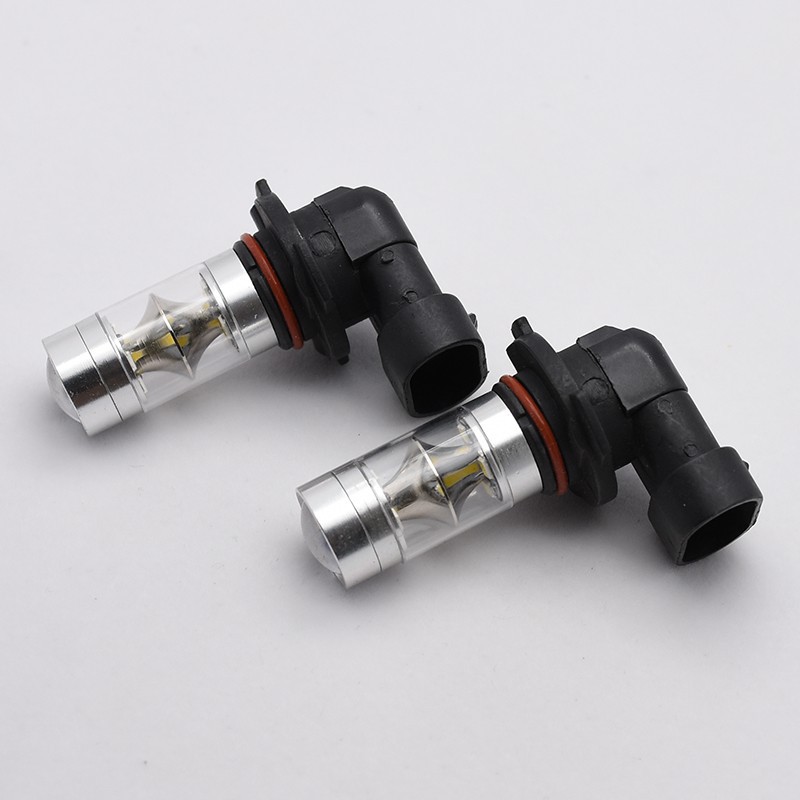 2Pcs Lampu LED HB3 9006 HB4 9005 HB3 12V untuk Fog Lamp / DRL Mobil