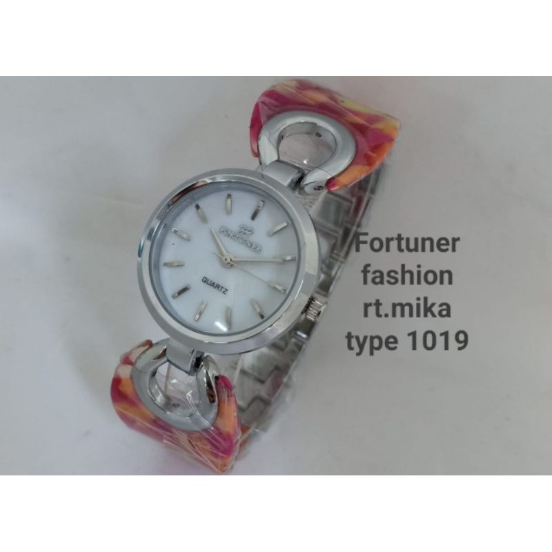 Jam Tangan Wanita Fortuner Original RT1019 Case Silver
