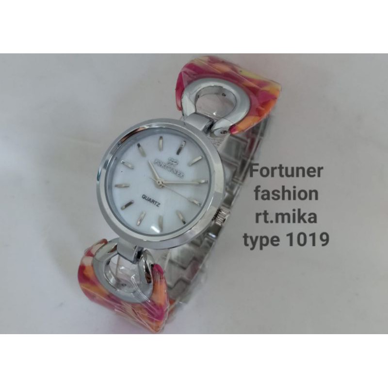 Jam Tangan Wanita Fortuner Original RT1019 Case Silver