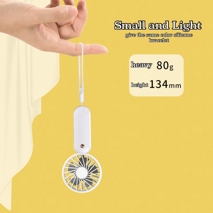 HX-932 Summer Outdoor Pocket Fan/USB Charging Fan with Lanyard