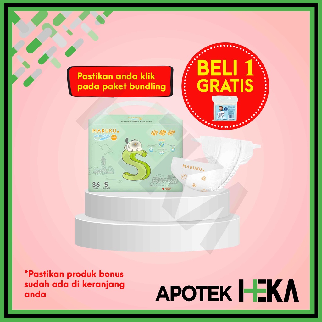 Makuku Air Diapers Comfort Tape - Popok Bayi Perekat (SEMARANG)