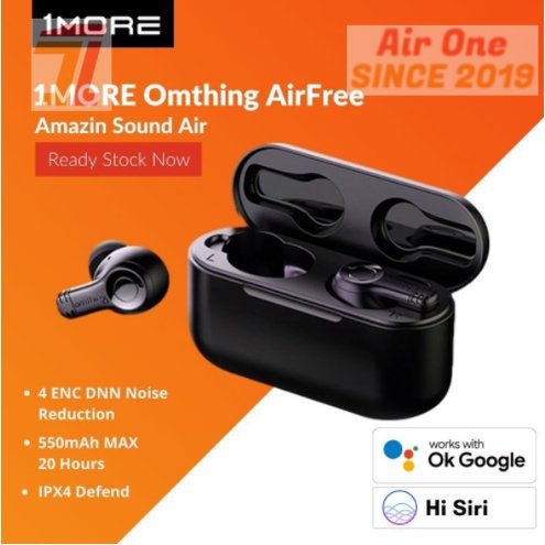 AirOne 1MORE Omthing Airfree TWS True Wireless Earbuds 4 Mic ENC In-ear Headphones AAC BT5 headset